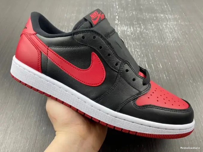MaikeSneakers Low Jordan 1 Bred 705329-001 Retro Air 0414